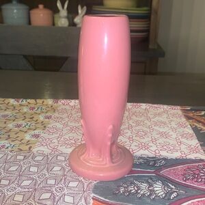 Fiesta ware Rose Ceramic bud Vase, never used.
